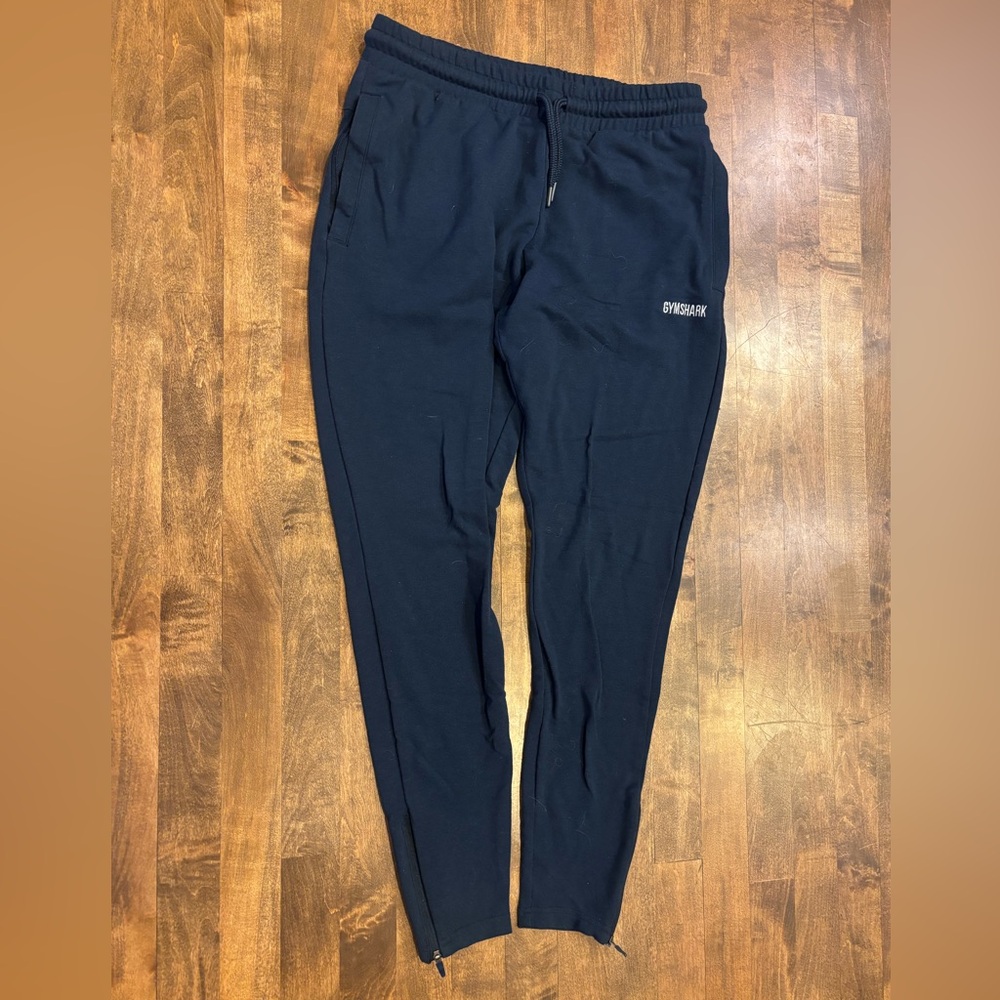 Gymshark Mens Medium Navy Blue Joggers Sweatpants